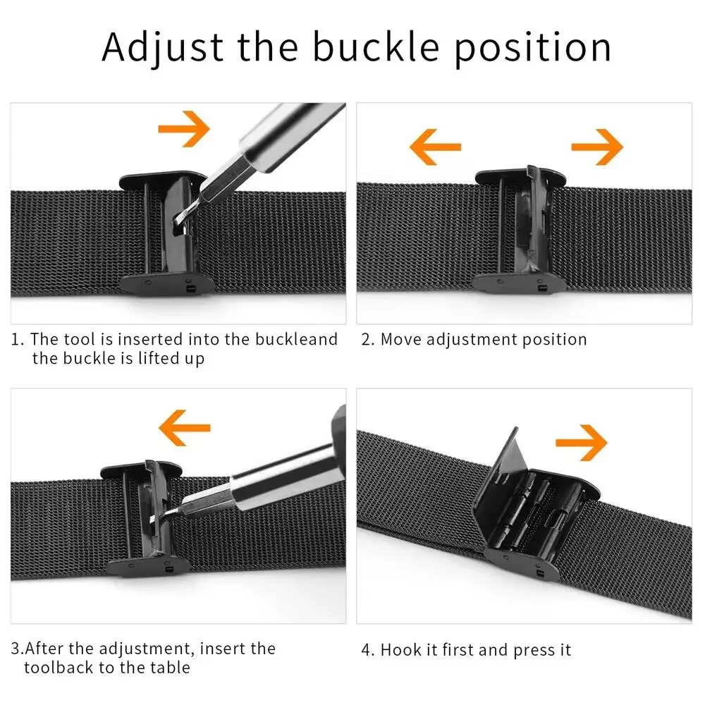 Metal Bands for Garmin Venu X1 - огляд і ціна Mesh Strap Metal