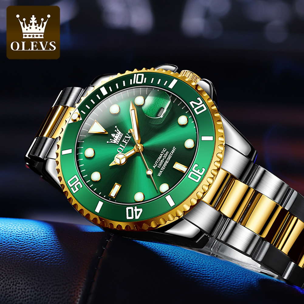 OLEVS 6650 Mechancial Watch fo - огляд і ціна Rolex Watch Submariner