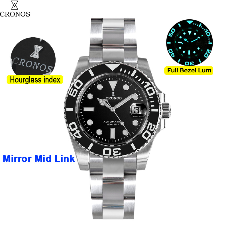 Cronos Sub Diver Men Watch Sta - огляд і ціна Rolex Watch Submariner