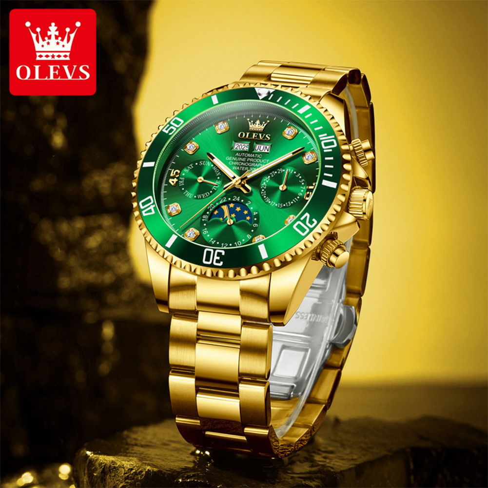 OLEVS 6729 Automatic Watch Man - огляд і ціна Rolex Watch Submariner