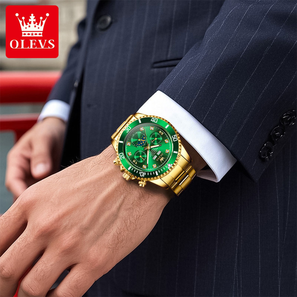OLEVS 6729 Automatic Watch Man - огляд і ціна Rolex Watch Submariner